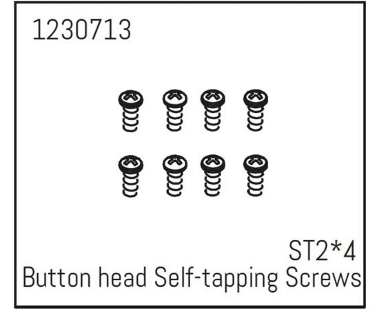 AB1230713-Button head Self-tapping screws ST2*4 (8) - Khamba