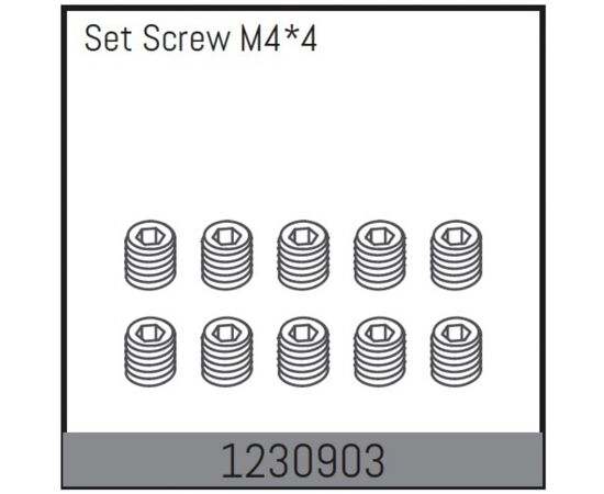AB1230903-Set Screw M4*4 (10)