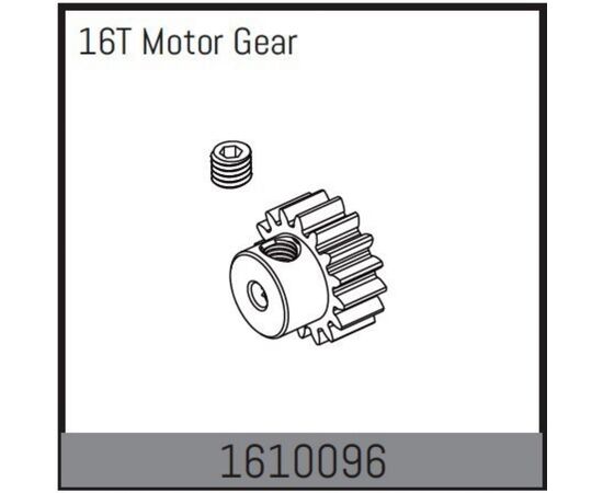 AB1610096-Pinion 16T for 380 Motor