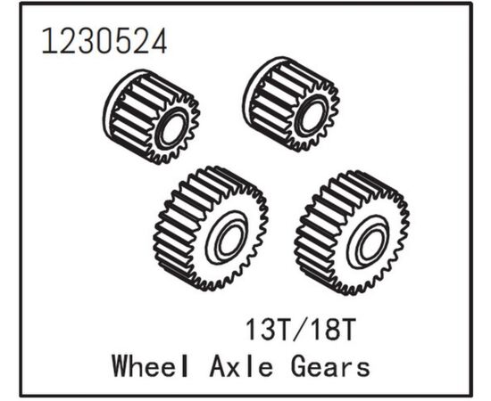 AB1230524-Wheel Axle Gears
