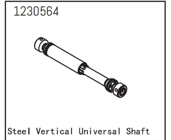 AB1230564-Steel Universal Shaft