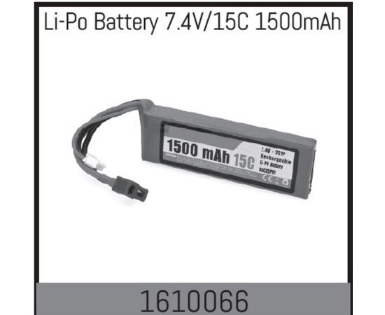 AB1610066-Li-Po Battery 7.4V/15C 1500mAh