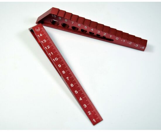 AB3000053-&quot;Chassis Droop Gauge for 1;10 &amp; 1:8 OnRoad, red&quot;