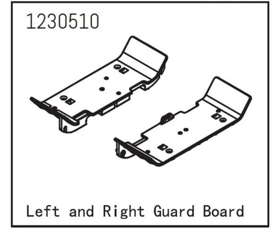 AB1230510-Guard Board /left/right