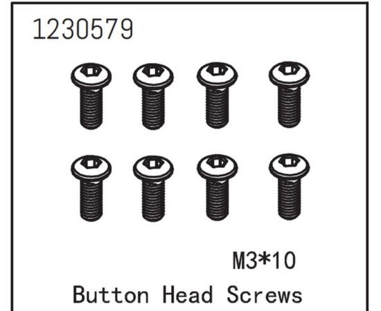 AB1230579-Button Head Screw M3*10 (8)