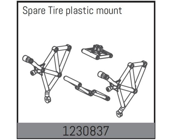 AB1230837-Spare Wheel Mount