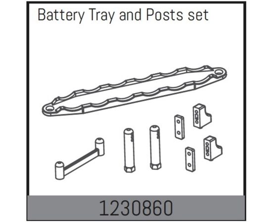 AB1230860-Battery Tray and Posts