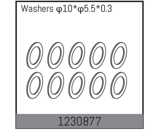 AB1230877-10*5.5*0.3 Washers (10)