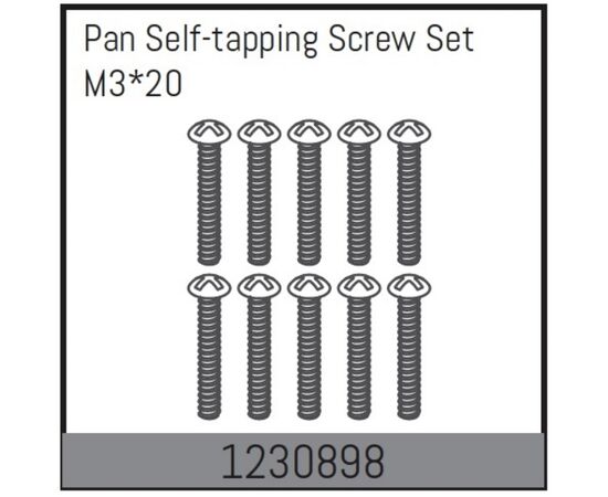 AB1230898-M3*20 Pan self-tapping Screw Set (10)