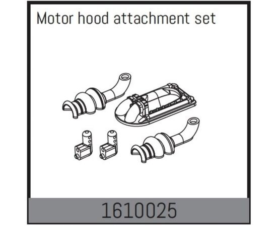 AB1610025-Motor hood attachment set