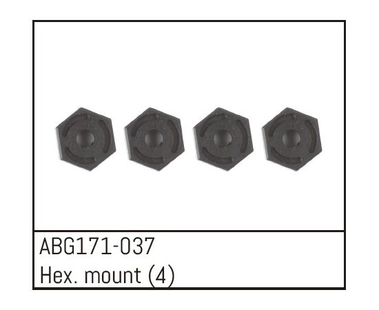 ABG171-037-Hex Wheel Hubs (4)