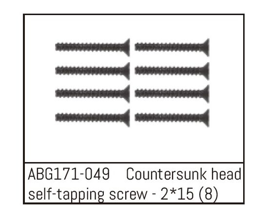 ABG171-049-Countersunk Screw M2*15 (8)