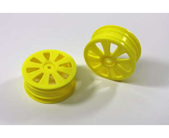ABTR4032Y-Front Rims yellow (2) 4WD Buggy