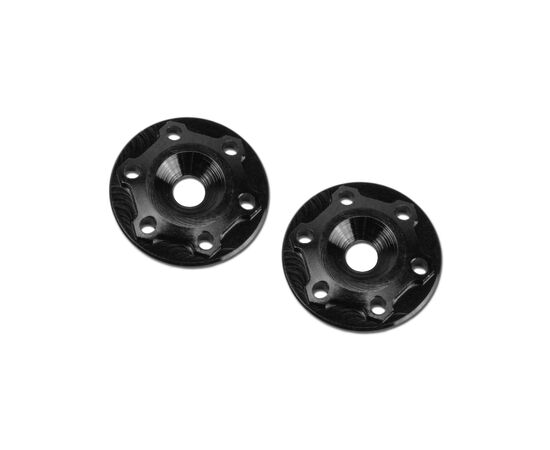 JC2214-2-Finnisher - 1/8th buggy / truck - screw-in type aluminum wing button - black