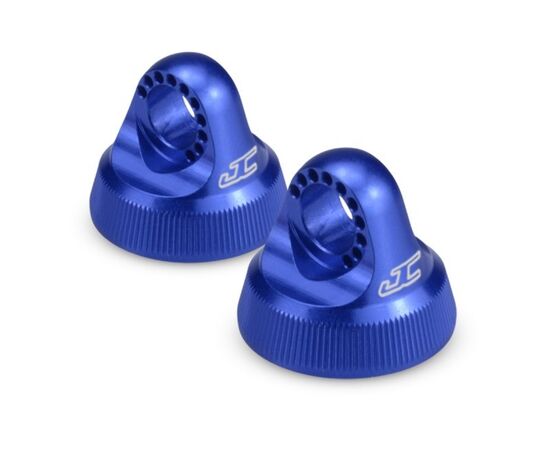 JC2490-1-JConcepts - Fin, 12mm V2 shock cap - blue