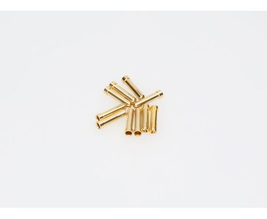 ORI40009-Gold Plug adapter 5mm male to 4mm female (10pcs)