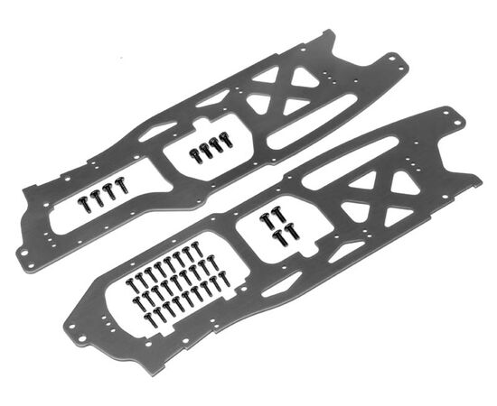 HPI100902-MAIN CHASSIS SET 2.5mm (SAVAGE FLUX HP/GRAY)