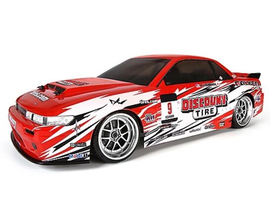 HPI113086-NISSAN S13/DISCOUNT TIRE PAINTED BODY (NITRO 3/200MM)