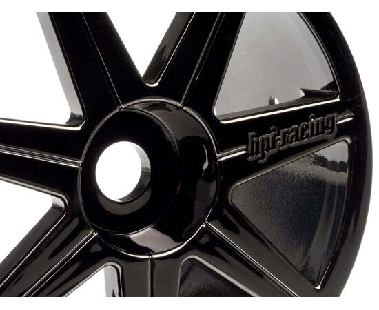 HPI101156-7 Spoke Black Chrome Wheel (Trophy Truggy)