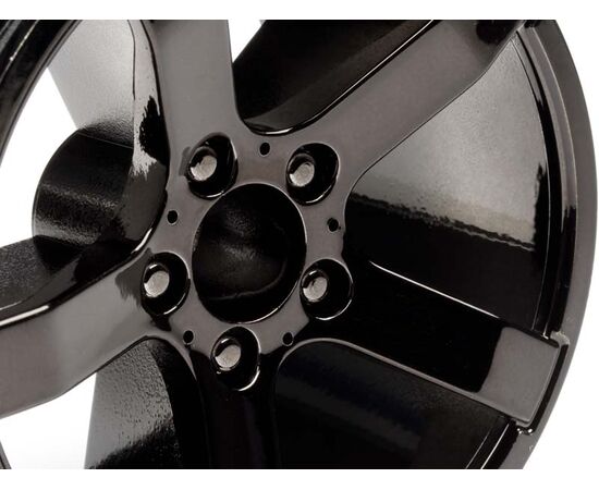 HPI101309-Bullet MT Wheels Black Chrome (Pr)