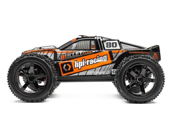 HPI115516-BULLET ST CLEAR BODY W/ NITRO/FLUX DECALS