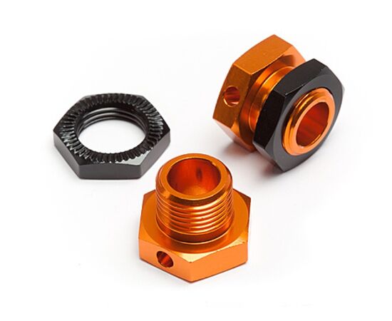 HPI101785-5mm Hex Wheel Adapters Trophy Buggy (Orange/Black)
