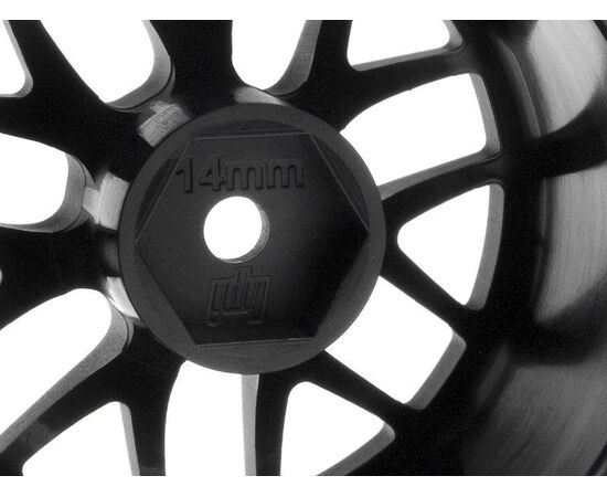 HPI109155-BBS Wheel 48x34mm Black (14mm offset/2pcs)