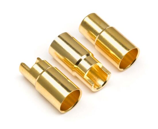 HPI101953-Female Gold Connectors (6.0mm dia) (3 Pcs)