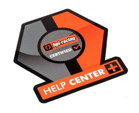 HPI115769-HPI HELP CENTER SHOP WINDOW STICKER