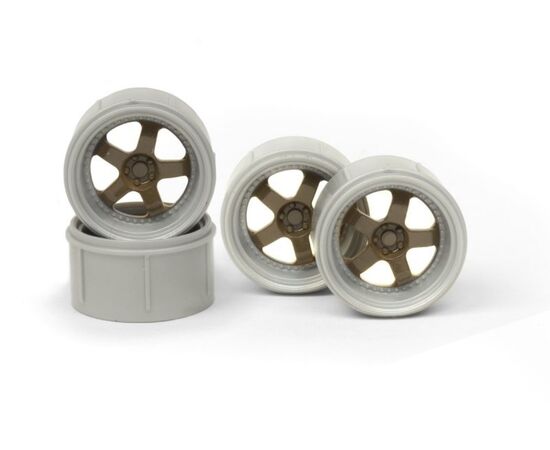 HPI120171-WORK MEISTER S1 WHEEL OLIVE (MICRO RS4/4PCS)