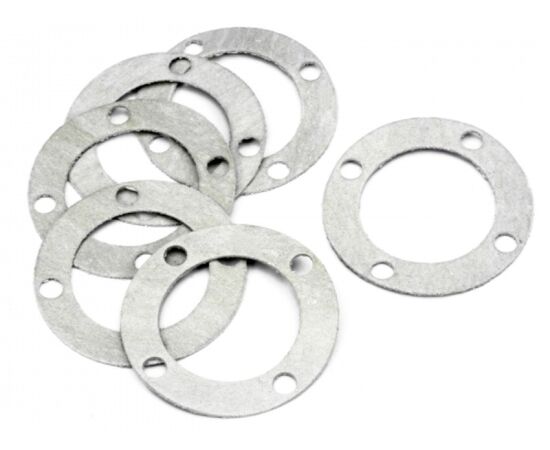 HPI86099-DIFF CASE WASHER 0.7MM (6PCS)