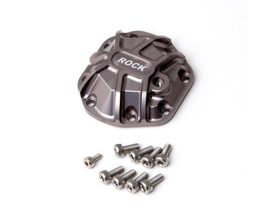 GM30013-Gmade 3D Machined Differential Cover (Titanium Gray) for R1 Axle