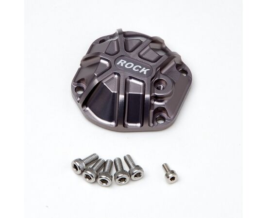 GM30014-Gmade 3D Machined Differential Cover (Titanium Gray) for GS01 Axle