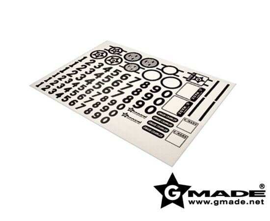 GM51509-Gmade R1 Decal Sheet