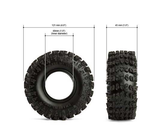 GM70304-Gmade 1.9 MT 1904 Off-road Tires (2)