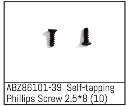 ABZ86101-39-Self-tapping Phillips Screw 2.5*8 - Mini AMT (10)