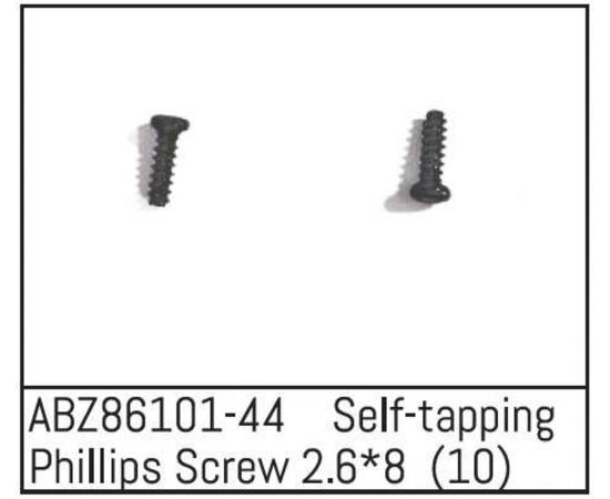 ABZ86101-44-Self-tapping Phillips Screw 2.6*8 - Mini AMT (10)