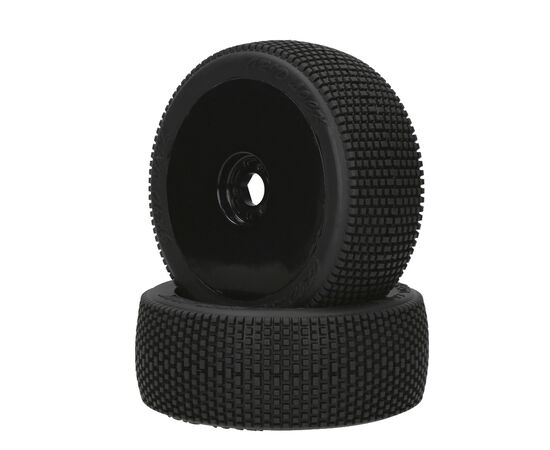 PA9397-Performa Gridlock V3 Mounted Tire (White Compound/Carbon Wheel/1:8 Buggy)