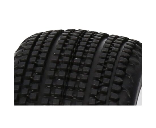 PA9462-Gridlock V2 Mounted Tire (Pink Compound/Carbon Wheel/1:8 Buggy)