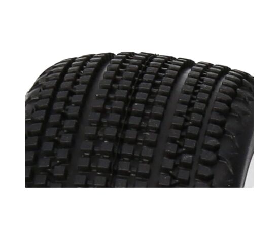 PA9463-Gridlock V2 Mounted Tire (Yellow Compound/Carbon Wheel/1:8 Buggy)