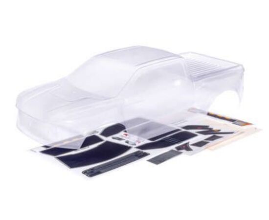 LEM10111-Body, Ford Raptor R (clear, requires painting)/ window masks/ decal sheets