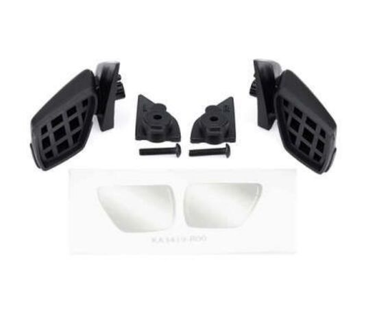 LEM10143-Side mirrors (left &amp; right)/ mirror m ounts (left &amp; right)/ 3x14mm BCS (2)&#194;&#160; (attaches to #10111 bod