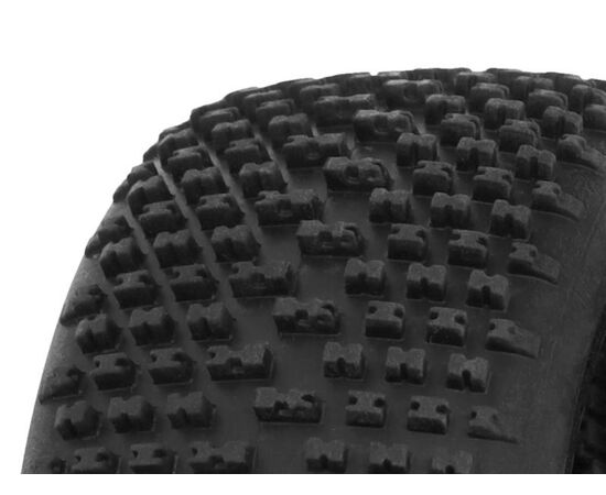 PA9384-Khaos Mounted Tire (Red Compound/Carbon Wheel/1:8 Buggy)