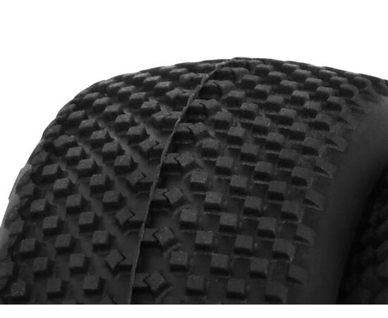 PA9387-Black Jack Mounted Tire (Yellow Compound/Carbon Wheel/1:8 Buggy)