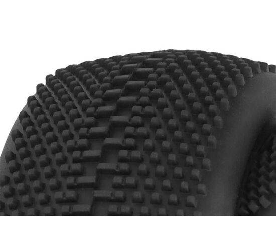 PA9392-Megabite Mounted Tire (Red Compound/Carbon Wheel/1:8 Buggy)