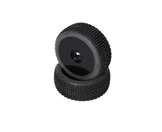 PA9469-Khaos Mounted Tire (Purple Compound/Carbon Wheel/1:8 Buggy)