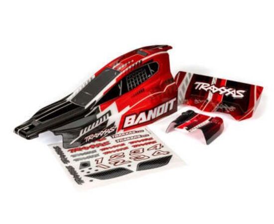 LEM2450-Body, Bandit (also fits Bandit VXL), black &amp; red/ wing (painted, decals ap plied)