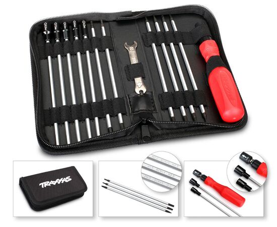 LEM3415-Tool set with pouch (includes 1.5mm,&nbsp; 2.0mm, 2.5mm, 3.0mm, 3.5mm, 4mm drivers/ 4mm, 5mm, 5.5mm, 7mm
