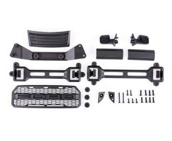 LEM5920-Body accessories kit, 2017 Ford Rapto r (includes grille, hood insert, side mirrors, &amp; mounting hard
