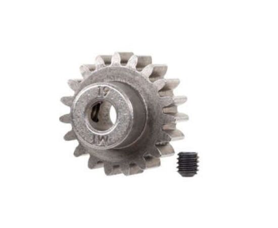 LEM6480X-Gear, 19-T pinion (1.0 metric pitch) (fits 5mm shaft)/ set screw (for use only with steel spur gears